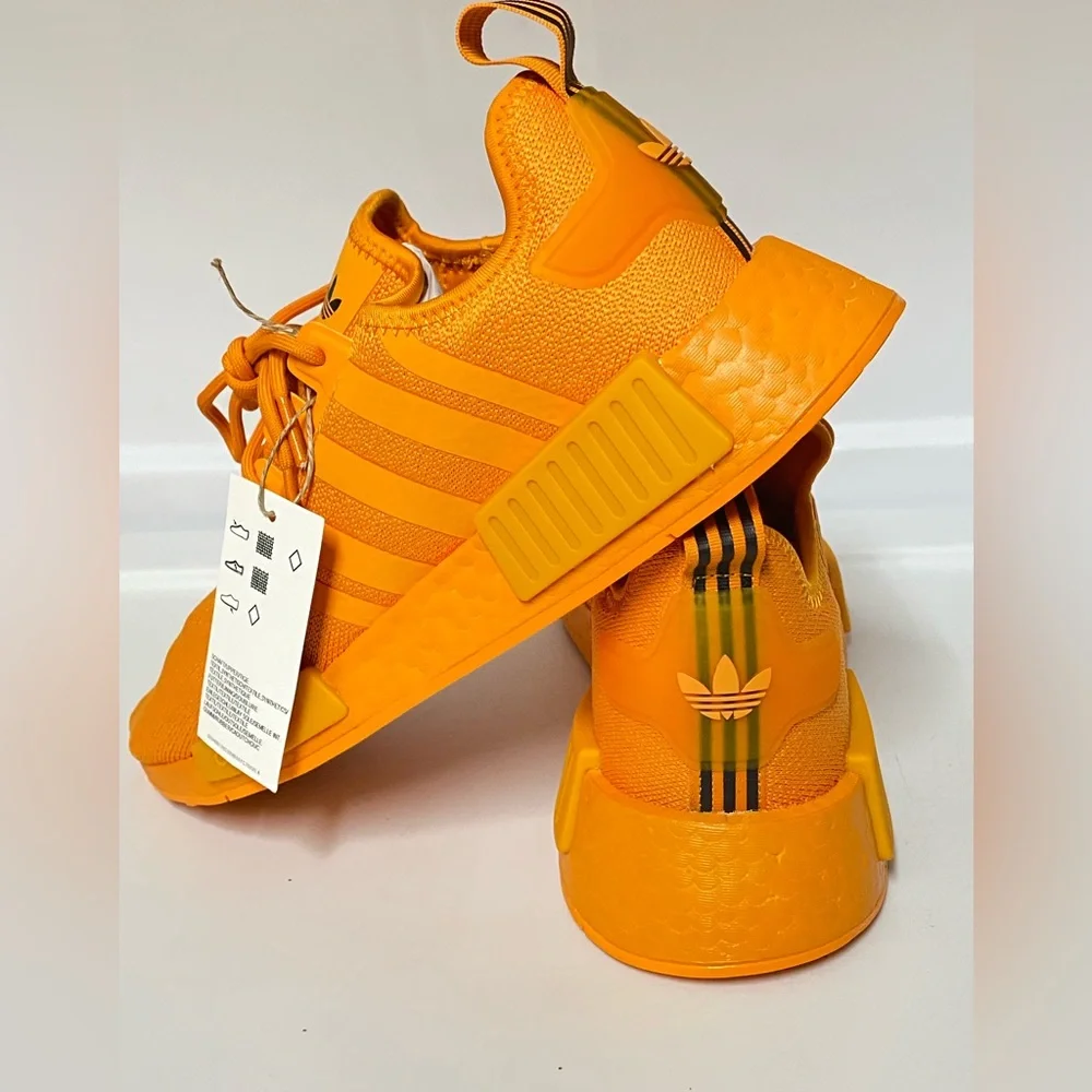 adidas NMD R1 Orange Womens Shoes new without box - Picture 8 of 10